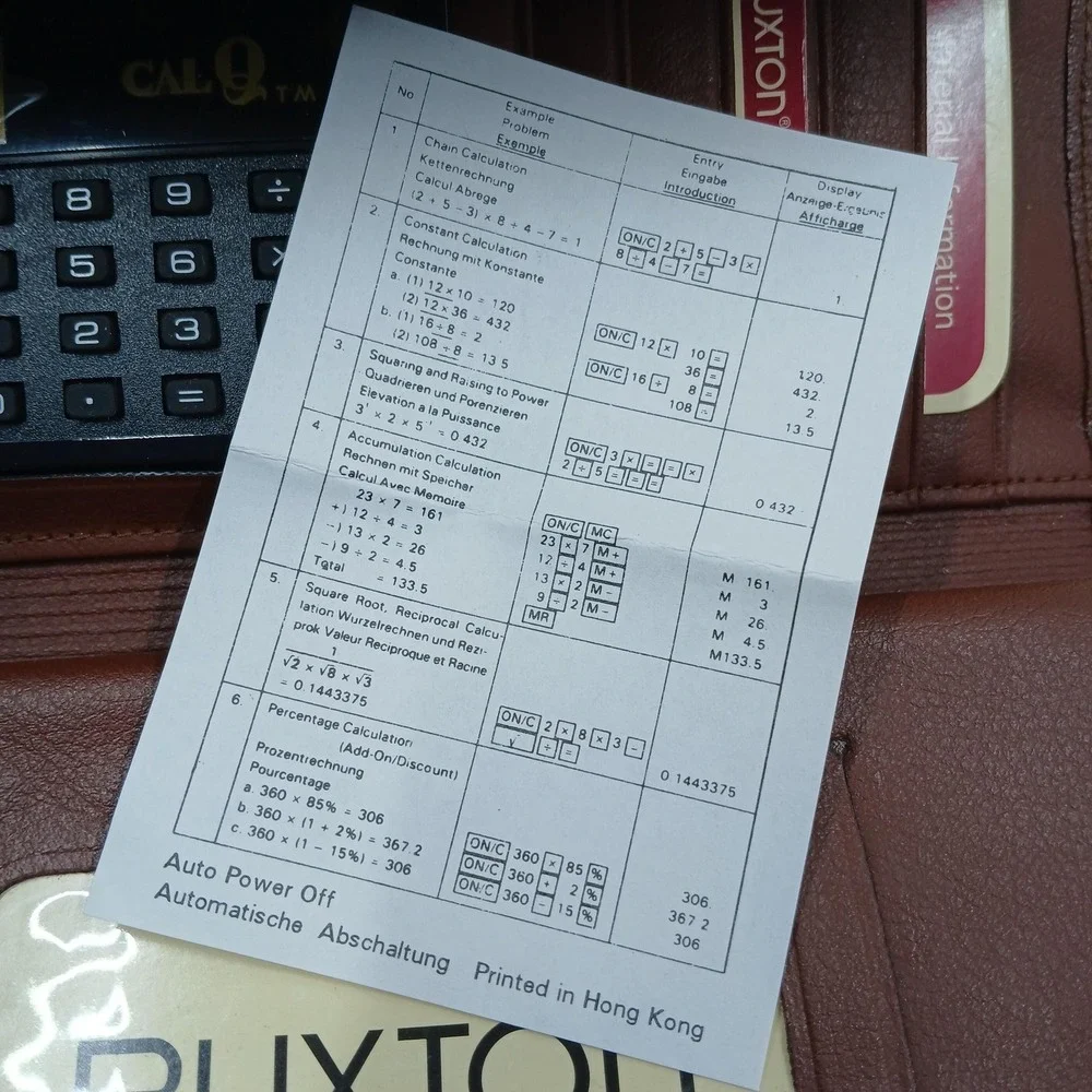 Buxton Leather‎ Wallet Checkclutch Womens One Size Brown CAL-Q Calculator New